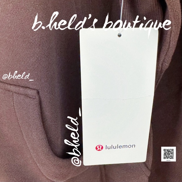 lululemon Scuba Oversized Funnel Neck Full-Zip *Long in Espresso Size XS/S NWT - Picture 3 of 16